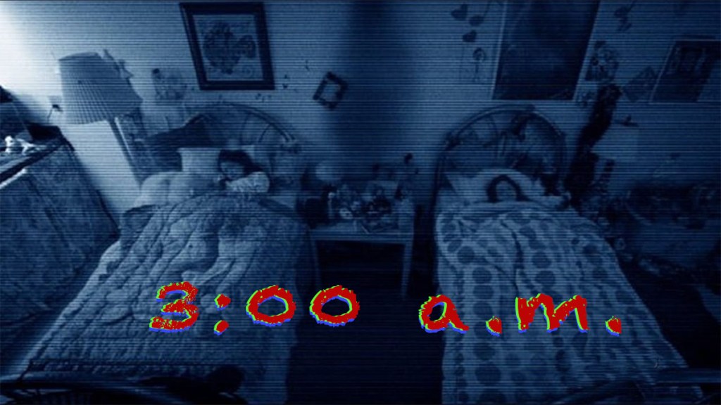 Tres de la mañana, el tiempo “muerto”