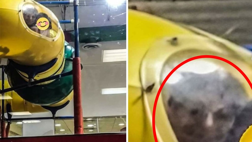 El aterrador “amigo imaginario” fotografiado junto a una niña en un&nbsp;McDonald´s